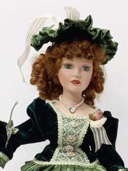 Collectors Choice Porcelain Doll w/Stand alternative image