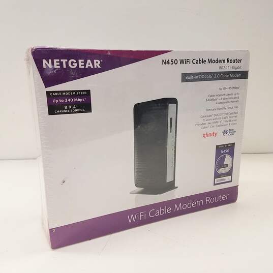 NETGEAR N450 WiFi Cable Modem Router image number 3