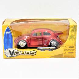 Sealed Jada Toys VDUBS 1959 Volkswagen Beetle 1/24 Red Die Cast Car