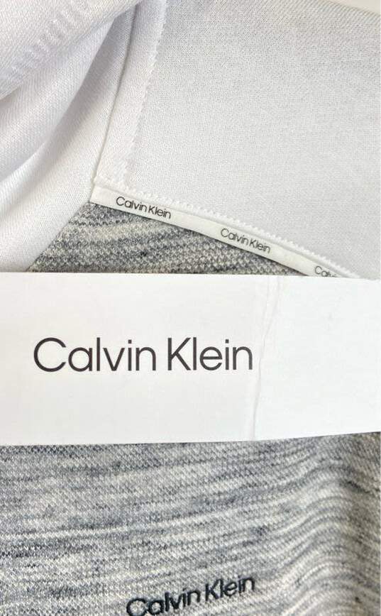 Calvin Klein Men Gray Pullover Hoodie Sweater M image number 4