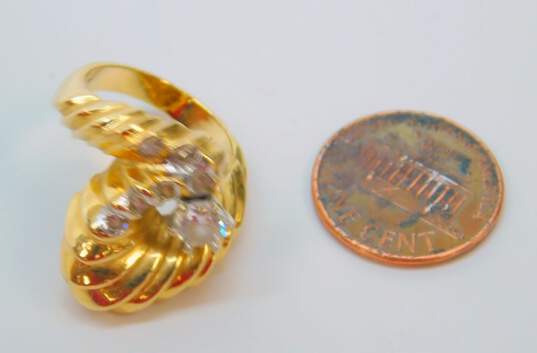 14K Yellow Gold 0.74 CTTW Diamond Artisan Ring 10.2g image number 4