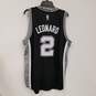 Adidas Mens Black San Antonio Spurs Kawhi Leonard #2 Basketball Jersey Sz L image number 2