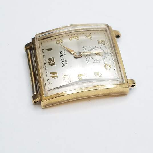 Gruen Veri-Thin 24mm Precision Manual Vintage Gold-Filled Mens Watch 16g image number 4