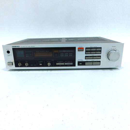 VNTG Onkyo Brand TX-15 Model FM Stereo/AM Tuner Amplifier w/ Power Cable image number 2