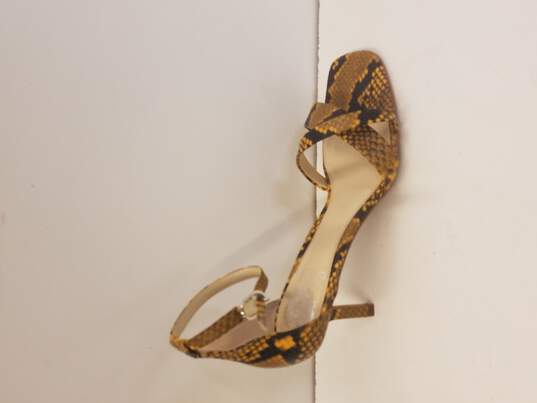 Vince Camuto Snake Skin Print Heels Women Size 8.5 image number 1