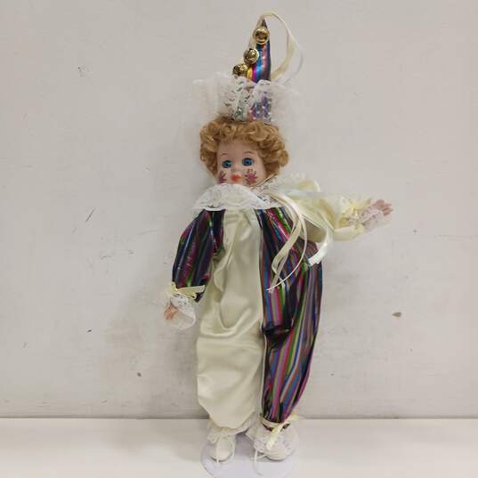 Vintage 1992 Artmk Cown Porcelain Doll IOB image number 2