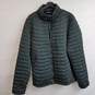 Ben Sherman men's dark green puffer zip jacket L image number 1