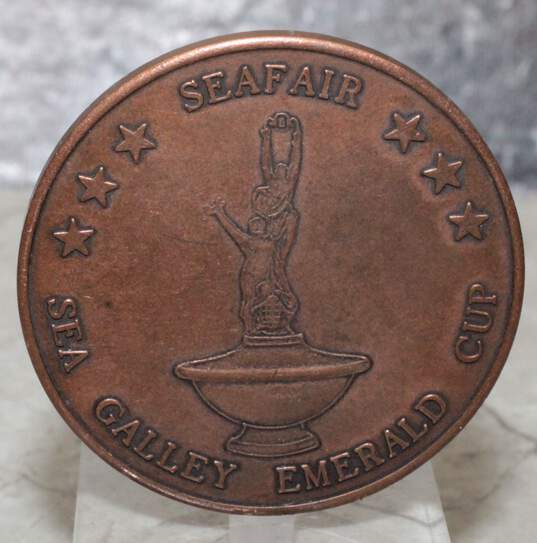 1983 Seafair Sea Galley Emerald Cup Medallion image number 2