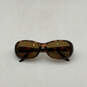 Womens Brown Havana Tortoise High Bridge Fit Butterfly Sunglasses image number 2
