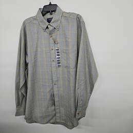 Multicolor Plaid Long Sleeve Collared Button Up Shirt