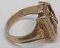 Vintage 1957 10K Yellow Gold Class Ring 10.1g image number 3