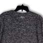 Mens Gray Heather Round Neck Stretch Loose Fit Pullover T-Shirt Size 2XL image number 4