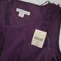 Coldwater Creek Purple Boat Neck Paneled Dress NWT Size W18 image number 3