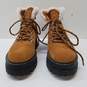 Calvin Klein Kristel Brown Suede Lug Sole Boots Women's Size 7.5 image number 3