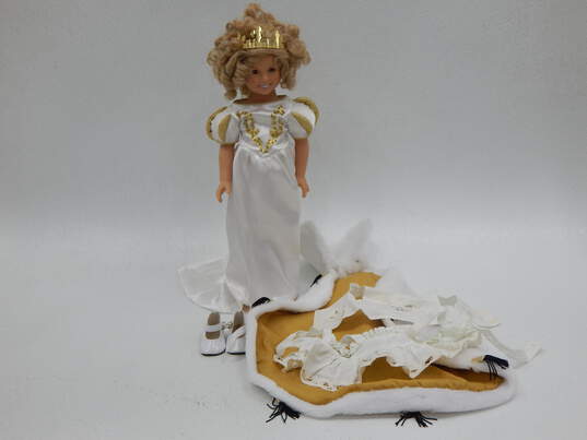 The Shirley Temple Dress Up Doll Little Princess Danbury Mint Excellent IOB With Crown image number 1