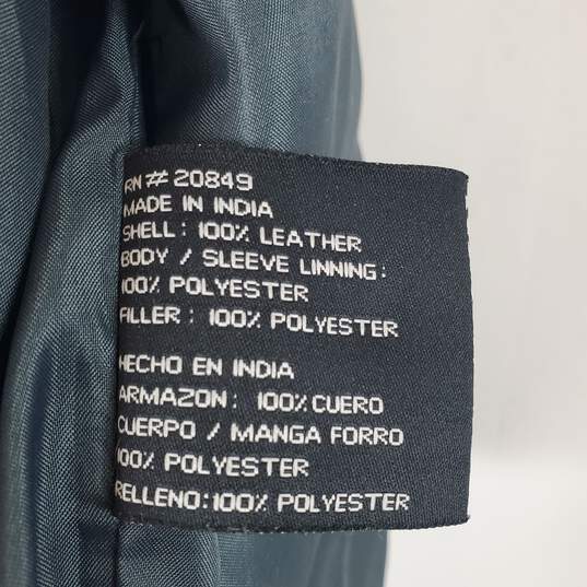Phase 2 Men's Blue Leather Vest SZ XL image number 7