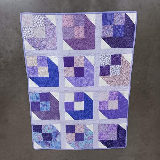 Purple Quilt Blanket image number 1