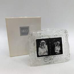 Mikasa Vintage Memories 3x5 Duet Crystal Picture Frame IOB