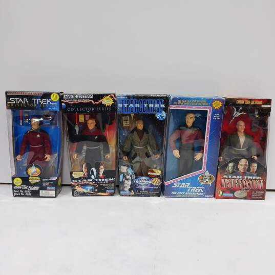 Bundle of 5 Assorted Star Trek Figures IOB image number 1
