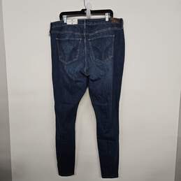 HOLLISTER Blue Denim Distressed Skinny Jeans alternative image