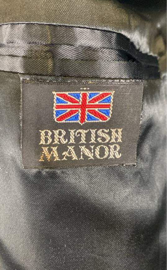 British Manor Gray Wool Coat - Size 44R image number 4