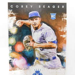 2016 Corey Seager Panini Diamond Kings Rookie LA Dodgers Rangers alternative image