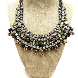 Designer Stella & Dot Kahlo Multicolor Crystal Cut Stone Statement Necklace