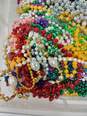 19.3 Pound Bundle of Assorted Mardi Gras Costume Jewelry image number 5