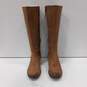 Teva Leather Side-Zip Tall Boots Size 8.5 image number 1