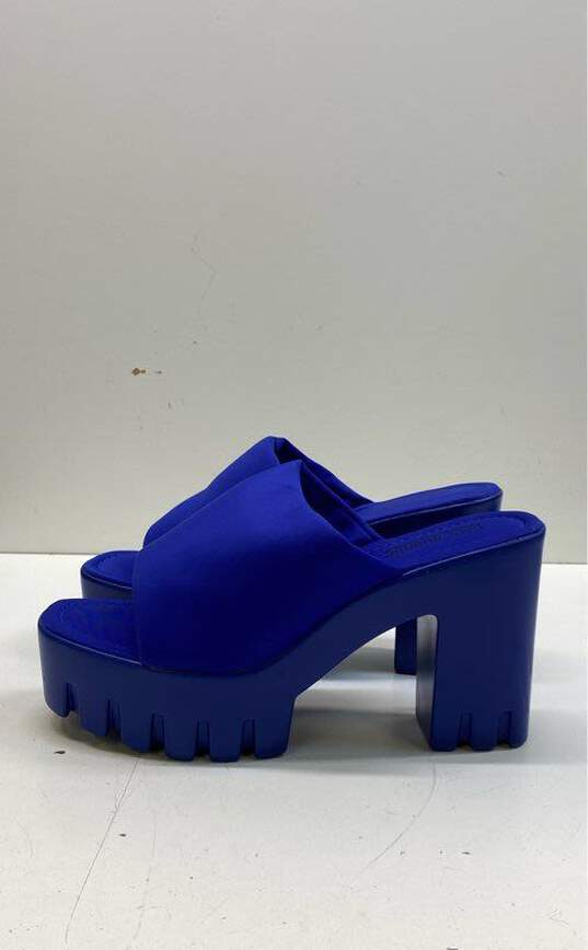 Cape Robbin Blue Platform Sandal Women 10 image number 1