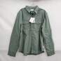 NWT ONIA MN's Cotton Stretch Rip Stop Sea Moss Green Shirt Size L image number 2