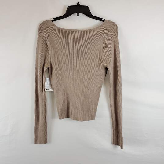 Society 212 Women Brown Long Sleeve L NWT image number 2