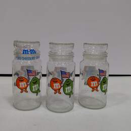 3- L. A. Oympic M & M Candy Jars-1984
