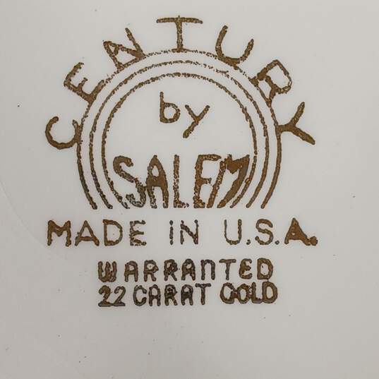 Bundle of Century by Salem Vintage Gold Trim Plates & Bowls image number 4