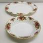 Vintage Royal Albert 1962 Old Country Roses Oval Platter and Bowl England Bone China image number 4