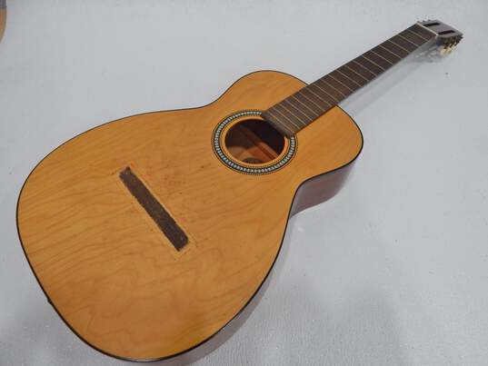 VNTG Harmony Brand H910 Model Classical Acoustic Guitar w/ Hard Case (Parts and Repair) image number 2