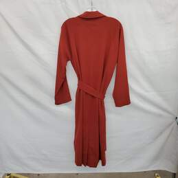 Asos Burnt Orange Belted Long Sleeve Dress WM Size 0 alternative image
