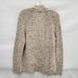 Eileen Fisher WM's Cotton Nylon Blend Open Cardigan Brown Knit Sweater Size M image number 2