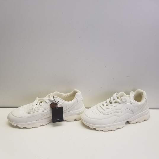 Talje Tålmodighed Monica Buy the ZARA Men's White Lace Up Sneakers Size 12 | GoodwillFinds