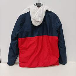 Men's U.S. Polo Assn. Red & Blue With White Hood Jacket Size 2XL alternative image