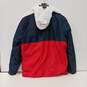 Men's U.S. Polo Assn. Red & Blue With White Hood Jacket Size 2XL image number 2