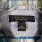 Mens Plaid Soft-Wash Collared Long Sleeve Button-Up Shirt Size Large image number 4