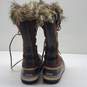 Sorel Brown Women's Joan of Arctic Waterproof Leather Rubber Boots Size 6 image number 3