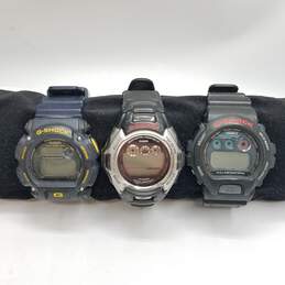 Casio G-Shock Resin Stainless Steel Assorted Watch Bundle (3) 196.0g