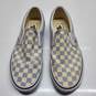 MEN'S VANS 'DOVE GREY/OFF WHITE' CHECKERED SLIP ON SHOES SIZE 8.5 image number 3