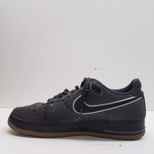 Nike Air Force 1 Grey Croc Sneakers  488298-044 Size 12 image number 2