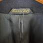 Louis Dell'Olio Men Black Wool Trench Coat 46 image number 3
