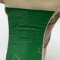 Womens Beige Sameh Leather Open Toe Back Zip Wedge Platform Heels Size 9.5M image number 6