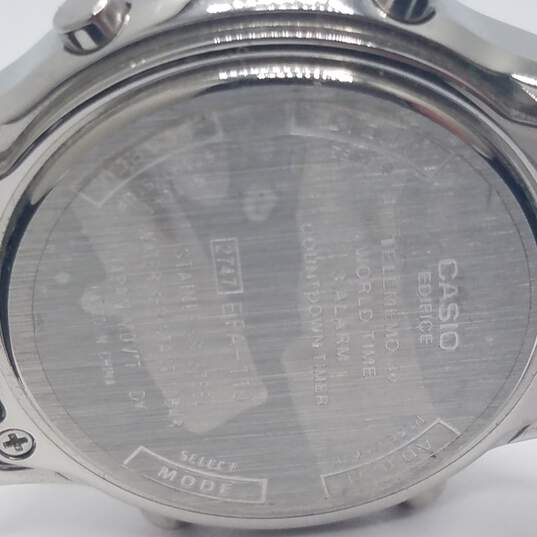 Casio Edifice EFA110 Black & Silver Tone Watch image number 7