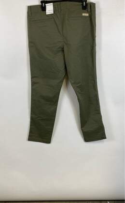 NWT Calvin Klein Mens Green Straight Leg Slash Pocket Chino Pants Size Medium alternative image